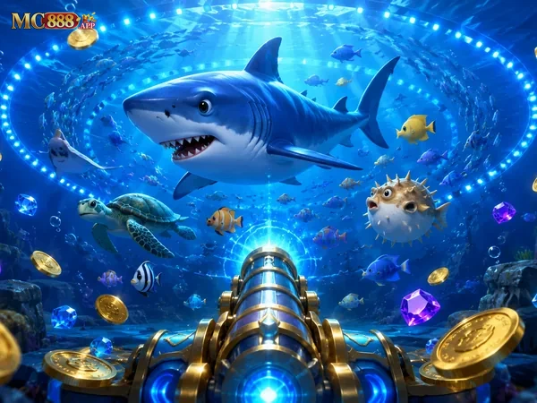 Visual permainan Fisher Game dan pilihan fitur di mc888