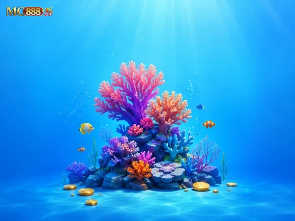 Adegan memancing virtual dalam permainan Fishing